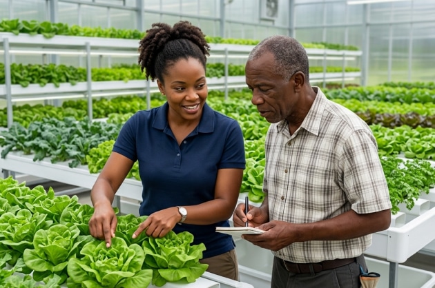 Hydroponic farming consultation